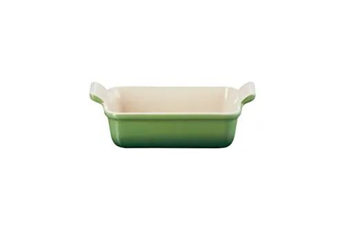Le Creuset Heritage Backform 14 x 19 cm - Auflaufformen mit elegantem Design, ideal zum Backen und Servieren, aus robustem Steingut, schützt den Inhalt vor schnellem Abkühlen.