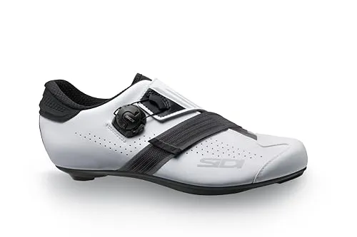 SIDI Rennradschuhe Herren Prima Weiß Schwarz [Größe: 44.5], Weiß, 44.5 EU