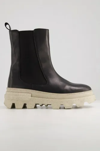 Studio Untold Chelsea-Boots Leder farbige Plateausohle Weite H Stiefel
