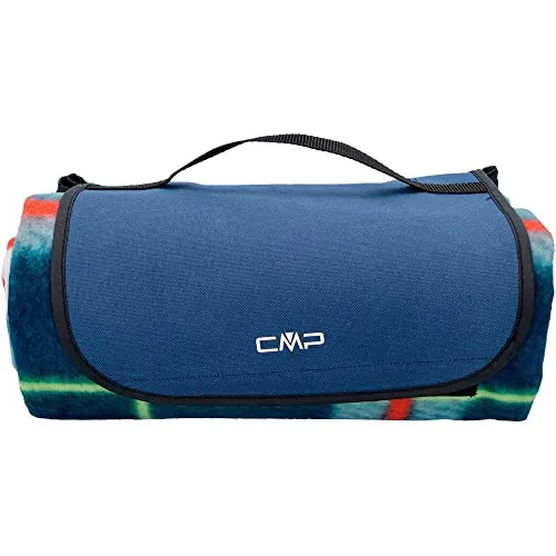 CMP Blanket PIC NIC blue ink-b.gesso (35NM) U - Zubehör für Campingmöbel: Die wasserdichte Picknickdecke mit doppelter Schicht bietet Komfort und einfache Handhabung – ideal für Outdoor-Aktivitäten.