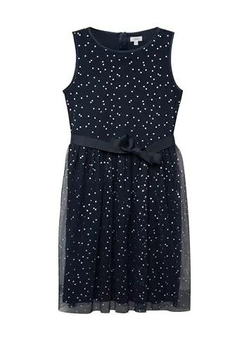 s.Oliver Junior Mädchen Kleid 2176148 Blue 152 in blau von s.Oliver