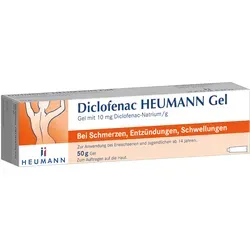 Diclofenac Heumann Gel 50 G - Arzneimittel zur Linderung von Schmerzen und Entzündungen, ideal für Sportverletzungen und rheumatische Beschwerden. Schnelle Wirkung durch den Wirkstoff Diclofenac für gezielte Schmerzbehandlung.