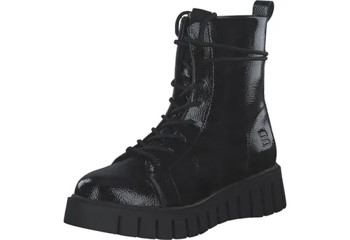 BAGATT Schnürboot schwarz 41 EU - Modischer Schnürboot in Größe 41, aus hochwertigem Leder/Synthetik, perfekt für Wanderungen und den Alltag. Bequemes Textil-Innenmaterial sorgt für ein angenehmes Tragegefühl.