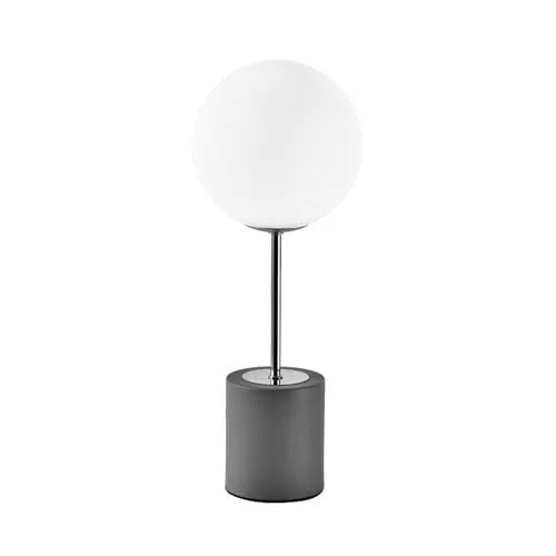 ekobi Tischlampe ASH ST 1xG9 Glasschirm Sphere Nachttischlampe für Schlafzimmer (Tischlampe)