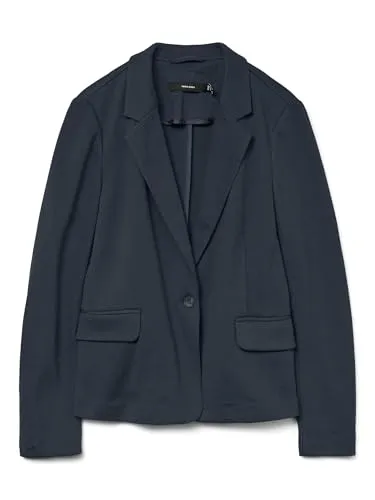 VERO MODA Vmjulia Dnm Noos Blazer für Damen, Total Eclipse, 34 EU - Damen Blazer in Total Eclipse, zeitlos und vielseitig kombinierbar für Büro oder Freizeit. Ideal für jeden Anlass.