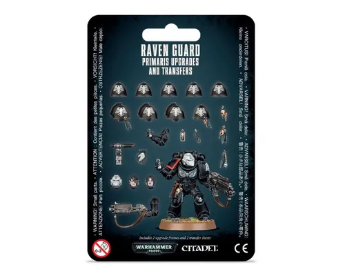 Warhammer 40 K Raven Guard Primaris Upgrades & Transfers - Hochwertige Upgrades und Transfers für das Warhammer 40 K Raven Guard Primaris Armee-Set. Ideal für kreative Spieler, um ihre Modelle individuell zu gestalten.