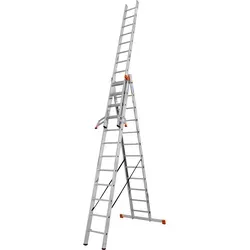Krause Mehrzweckleiter Monto Tribilo, 3-teilig, 129673 von Krause