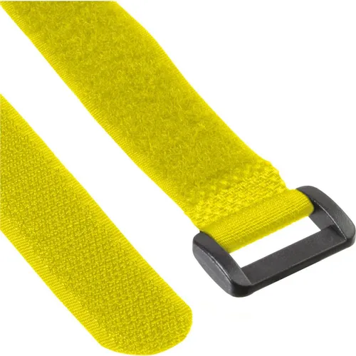 InLine Klettschlaufen 20x300mm - 10er - gelb in gelb von InLine