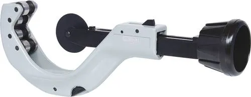 KS Tools 222.0750 Automatik-Rohrabschneider für Kunststoffrohre, 6-76mm - Leitungsschneider mit robustem Schwalbenschwanzdesign für eine starke Verbindung und exakte Schnitte. Ideal für präzises Arbeiten an Kunststoffrohren.