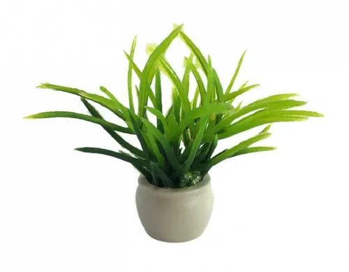 Puppenhaus Grün Pflanze Weiß Topf Miniatur Garten Oder Heim Zubehör 1:12