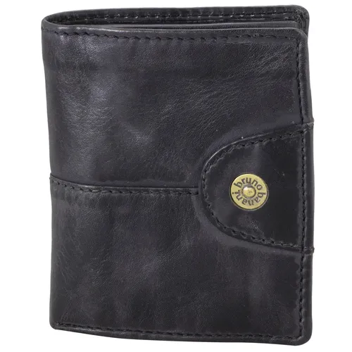 Bruno Banani Geldbörse Williamsburg - Kompaktes Design - Geldbörsen in edlem Vintage-Stil, aus hochwertigem Rindsleder, ideal für die Hosentasche und mit 6 Fächern für Karten und Geld.