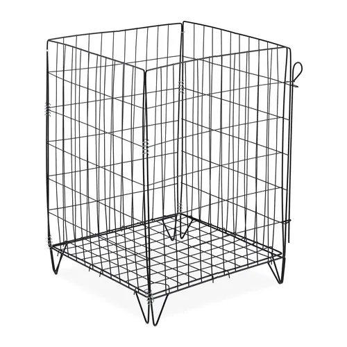 Komposter aus Metall 120 l – Gitterkomposter aus Stahl in Schwarz - Kategorie: Komposter, 120 l Kapazität, einfacher Umgang und robustes Metalldesign für effizientes Kompostieren im Garten.