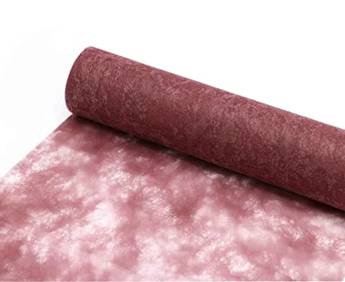 DecoHomeTextil Deco Himmel Vlies Tischläufer Tischband Weinrot 30 cm x 25 Meter Dekoration Dekor