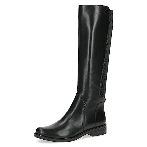 CAPRICE Damen Hohe Stiefel mit Absatz, Elegant in Schwarz, 38 EU - Wanderschuhe mit AIRMOTION-Technologie für optimale Zirkulation und Federung, ideal für jeden Anlass und perfekten Komfort bei jedem Schritt.