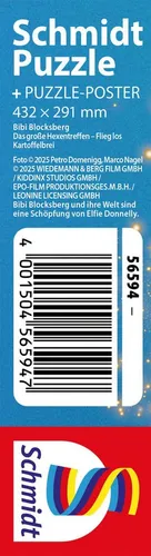 Schmidt Spiele Puzzle 200 Teile Puzzle Bibi Blocksberg Flieg los Kartoffelbrei 56594, Puzzleteile