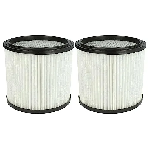 vhbw 2x Faltenfilter kompatibel mit Tarrington House WVC3500 Staubsauger - Patronenfilter, Weiß