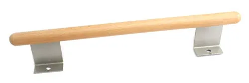 Dellmann Möbelgriff Buche Holz Schiebetürgriff Stangengriff Länge 320 mm für Faltschiebetür Falttür