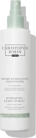 Christophe-Robin Haarpflege Hydrating Leave-In Mist mit Aloe Vera 150 ml - Haarspray für seidigen Glanz und leichte Frisierbarkeit, ideal für sensible Kopfhaut und alle Haartypen. Mit feuchtigkeitsspendender Aloe Vera für müheloses Styling ohne Frizz.