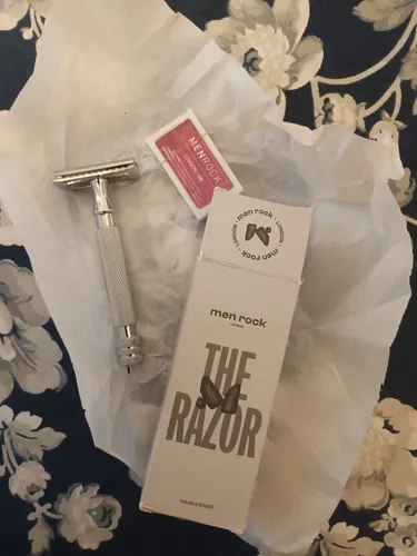 The RAZOR men rock London Naßrasierer Rasierer Rasierhobel Barber Metall Retro