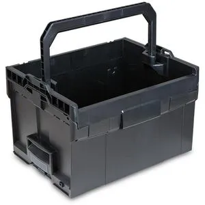Bosch-Sortimo Werkzeugkoffer LT-BOXX 272, leer - Werkzeugkoffer aus robustem Kunststoff, ideal für die universelle Werkzeugaufbewahrung. Praktisch stapelbar und mit einem Klicksystem verbindbar, bietet er eine Zuladung von bis zu 25 kg.