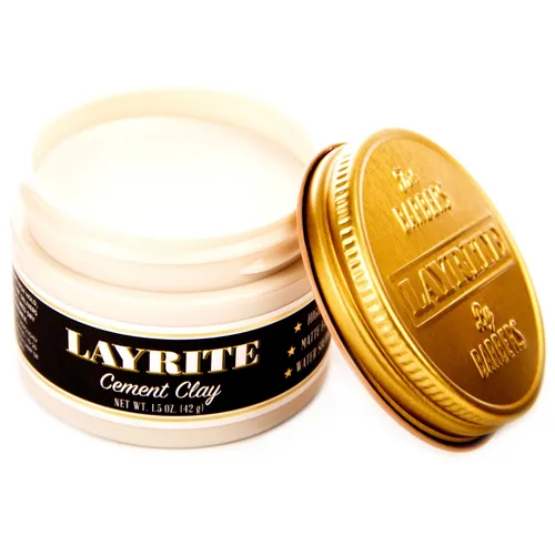 Layrite Cement Clay Pomade 42 g – starker Halt, mattes Finish, parabenfrei