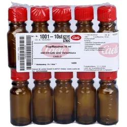 Tropfflasche 10 Ml Braun M.einsatz+verschluss