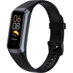 INF Schlanke Smartwatch mit Gesundheitsüberwachung und Individualisierung Schwarz - Schwarz