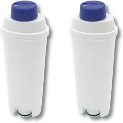 Ersatzteil - SOS Accessoire Lot de 2 Filtre à eau pour machines à café automatique DeLonghi DLSC002 SER3017 5513292811 ECAM Eletta Dinamica Magnifica