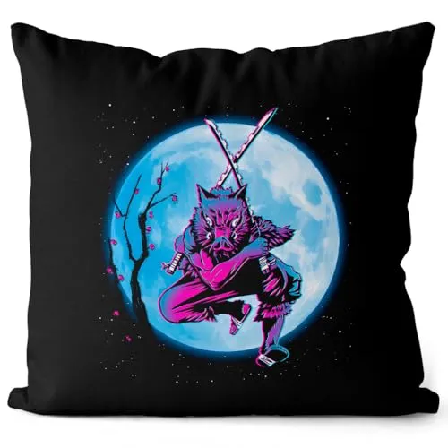 style3 Inosuke Moonshine Kissen mit Füllung 40cm Baumwolle Demon Anime Japan Manga