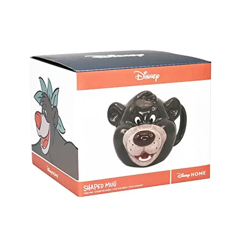 Disney HALF MOON BAY The Jungle Book Tasse – Baloo – 3D-Tasse - Kaffeetassen & Becher, einzigartige 3D-Baloo Tasse, perfekt als Geschenk für Disney-Fans und ideal für das Büro.