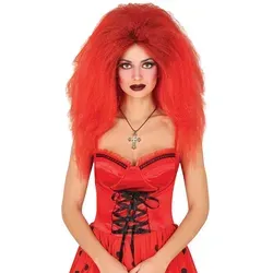 Fiestas Guirca Kostüm Haarperücke rot in rot von Fiestas Guirca