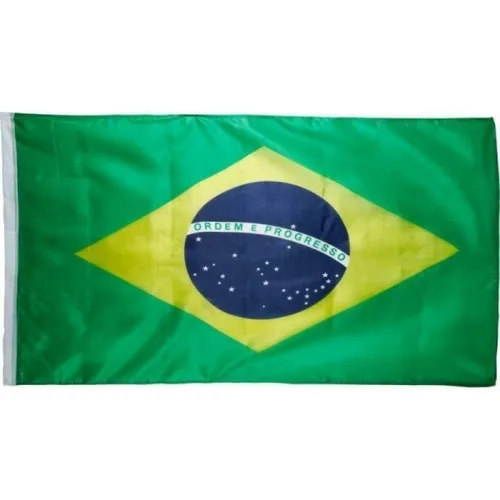 ID Merchandising Fanartikel Fahne WM 2014 ca. 90 x 150 cm grün/gelb Neu