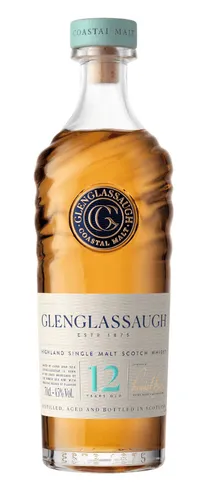 Glenglassaugh 12 Jahre - Highland Single Malt Scotch Whisky - Whisky, reift in einer einzigartigen Kombination aus Bourbon-, Sherry- und Rotwein-Fässern, bietet harmonische Küstenaromen und fruchtige Noten bei 45,0% Vol.