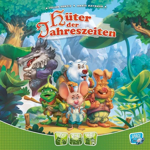 Space Cow Hüter der Jahreszeiten - Kooperatives Familienspiel - Gesellschaftsspiel für 2-4 Spieler ab 7 Jahren. Reise durch die Jahreszeiten und erlebe spannende Abenteuer mit einem innovativen Bewegungsmechanismus!