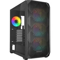 Sharkoon Gehäuse AK3 RGB ATX mit Glasfenster - PC-Gehäuse mit stylischem RGB-Design und 1x Glas-Seitenwand für optimale Sicht auf Ihre Hardware.
