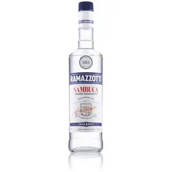 Ramazzotti Sambuca Likör 38% Vol. 0,7l - Likör & Kräuterschnaps, aromatischer Anisgeschmack, ideal zum Mixen oder pur genießen.