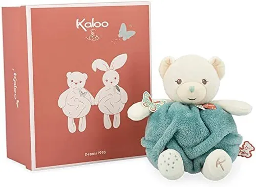 KALOO 214000 Schneemann Blister D'Amore - Sonstige Kategorie: Ultraweicher Plüsch-Teddybär mit zart angenähtem Schmetterling, ideal als Geschenk zur Geburt und für die ersten Entdeckungen des Babys.