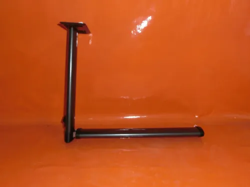 Klappstützfuss mit Gelenk 675 mm anthrazit für Wohnwagen