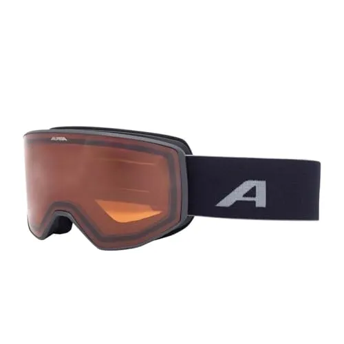 ALPINA Venet - Hochwertige Skibrille für Damen und Herren - Skibrillen für Brillenträger mit Anti-Fog-Technologie und optimaler Belüftung für klare Sicht bei kalten Bedingungen.