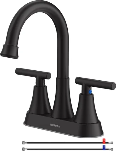 OKWISH Küchenarmaturen, Edelstahl Waschbeckenarmatur 360° schwenkbar