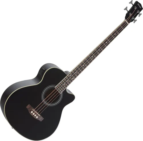 Shaman AB4-50CE-BK Akustik Bass Schwarz in schwarz von Shaman