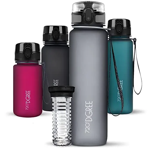 720DGREE Trinkflasche uberBottle Stone Gray, 1 Liter