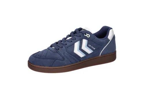 hummel Hallenschuh Hb Team Erwachsene - Herren-Handballschuhe mit rutschfester Gummi-Außensohle und bequemer Ortholite-Einlegesohle für optimalen Komfort und Halt.