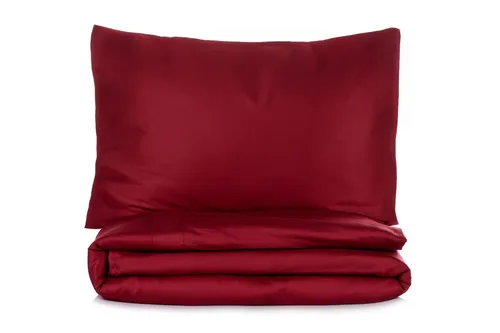 Satin Bettwäscheset für Einzelbett Bettüberwürfe & Tagesdecker 100% BAUMWOLLSATI