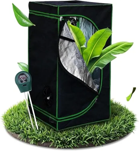 Melko Growbox 80x80x220cm in schwarz von Melko