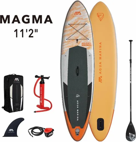 Aqua Marina All-Around SUP Board mit Zubehör - Surfen & Kitesurfen - Inklusive Reißverschlussrucksack, Double Action-Pumpe und Sicherheitsleine für ein unbeschwertes Wassererlebnis.