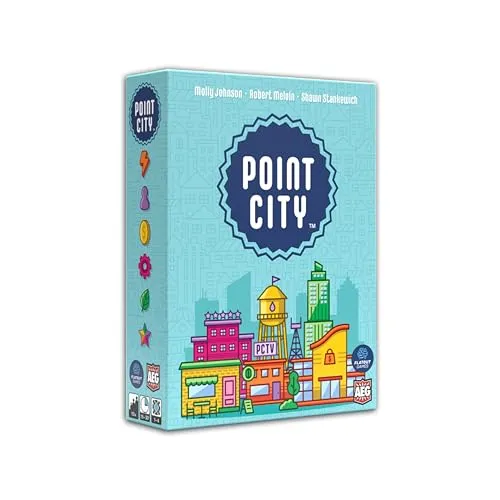 Alderac Entertainment - Point City - Card Game - Base Game - for 1-4 Players - from Ages 10+ - English