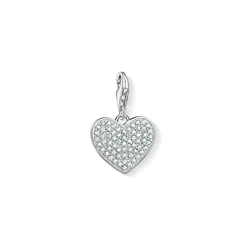THOMAS SABO Grünes Kleeblatt Charm-Anhänger - Clasp Charm für Damen aus 925 Sterling Silber, elegantes Design mit vielfältigen Kombinationsmöglichkeiten – das perfekte Geschenk für jeden Anlass.