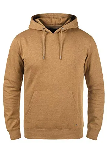 !Solid Bert Herren Kapuzenpullover Hoodie Pullover Mit Kapuze Und Fleece-Innenseite, Größe:M, Farbe:Brown Mel (8056)