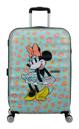 American Tourister Wavebreaker Disney FL - Spinner M, 67 cm, 64 L, Mehrfarbig (Minnie Pastel Dots)